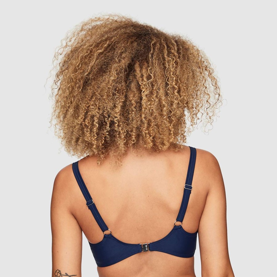 Bademode Abecita | Abecita Capri Unique Bugel-Bikinioberteil - Navy